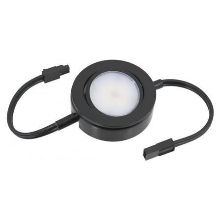 AMERICAN LIGHTING Mvp Led Puck Light 120 Volts 4.3 Watts 200 Lumens Black MVP-1-BK-B